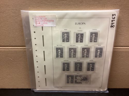 Leuchtturm Europa CEPT  2000-02 Vordrucke Gemeinschaftsausgabe  Neu