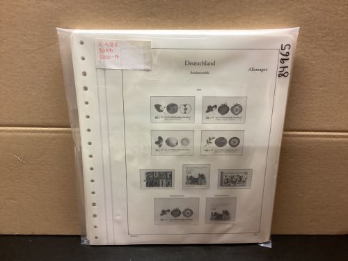KABE  Bund 2010-14 Vordrucke  mit Klemmtaschen gebraucht