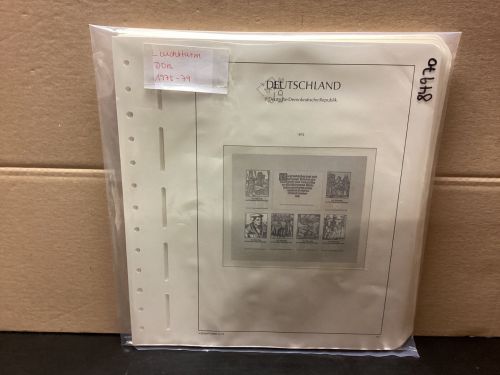 Leuchtturm DDR 1975-79 Vordrucke mit Klemmtaschen gebraucht