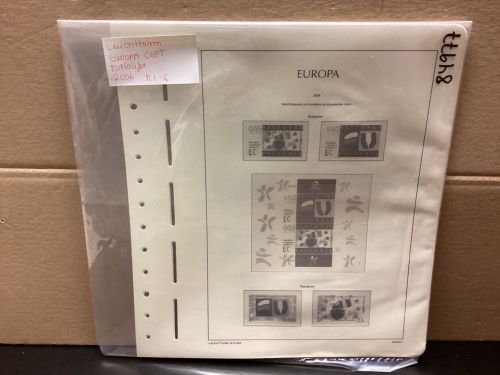 Leuchtturm Europa CEPT  Mitläufer 2006 Vordrucke mit Klemmtaschen gebraucht
