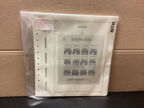 Leuchtturm Europa CEPT  Mitläufer 1993+94 Vordrucke mit Klemmtaschen gebraucht