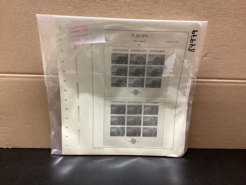 Leuchtturm Europa CEPT Kleinbögen 1978 Vordrucke  mit Klemmtaschen  neuwertig