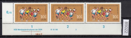 DDR 1977, Mich.-Nr.: 2242 ** DV  FNr. 2   Eckrand  Druckvermerk