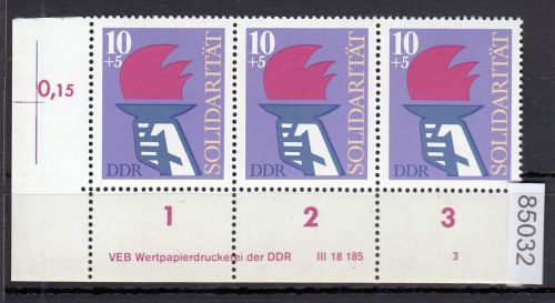 DDR 1977, Mich.-Nr.: 2263 ** DV  FNr. 3   Eckrand  Druckvermerk