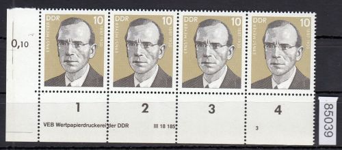 DDR 1977, Mich.-Nr.: 2264 ** DV  FNr. 3   Eckrand  Druckvermerk