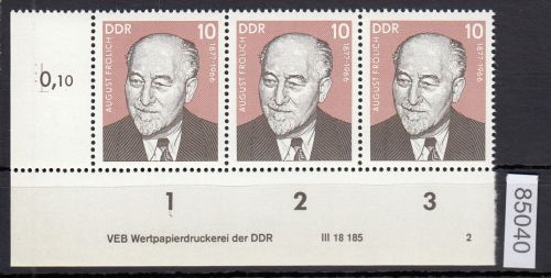 DDR 1977, Mich.-Nr.: 2265 ** DV  FNr. 2   Eckrand  Druckvermerk