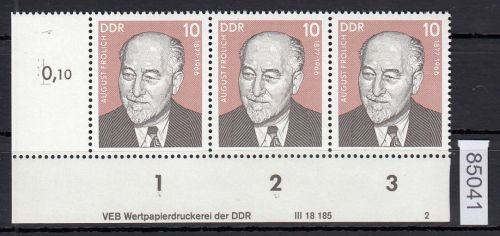 DDR 1977, Mich.-Nr.: 2265 ** DV  FNr. 2   Eckrand  Druckvermerk