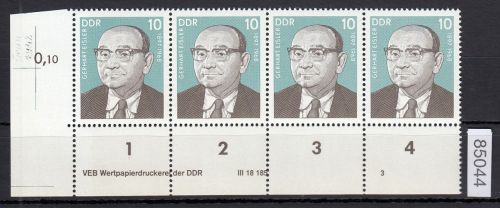 DDR 1977, Mich.-Nr.: 2266 ** DV  FNr. 3   Eckrand  Druckvermerk