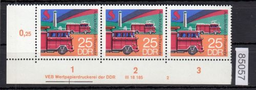 DDR 1977, Mich.-Nr.: 2278 ** DV  FNr. 2   Eckrand  Druckvermerk