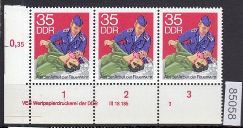 DDR 1977, Mich.-Nr.: 2279 ** DV  FNr. 3   Eckrand  Druckvermerk