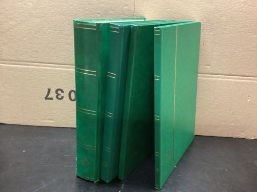 Einsteckalben  Briefmarkenalben  4 Stück weiß  gebraucht