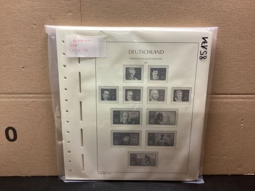 Leuchtturm DDR 1970-74 Vordrucke mit Klemmtaschen gebraucht