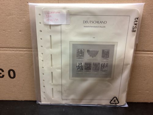 Leuchtturm DDR 1975-79 Vordrucke mit Klemmtaschen gebraucht