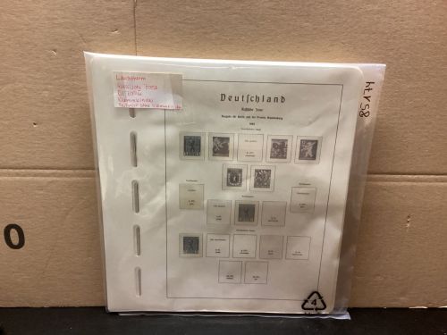 Leuchtturm Russische Zone + Bizone Alte Beschriftung Klemmbinder  gebraucht  LESEN