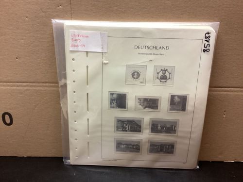 Leuchtturm Bund 2000-04 Vordrucke mit Klemmtaschen gebraucht