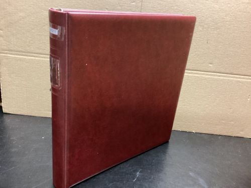 Lindner Ringbinder (18 Ringe) 1 mal gebraucht leer rot