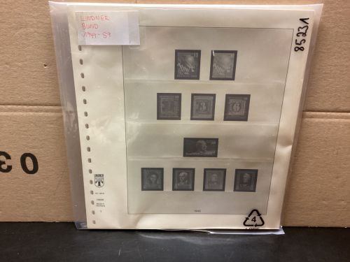 Lindner-T Bund 1949-59 Vordrucke  gebraucht