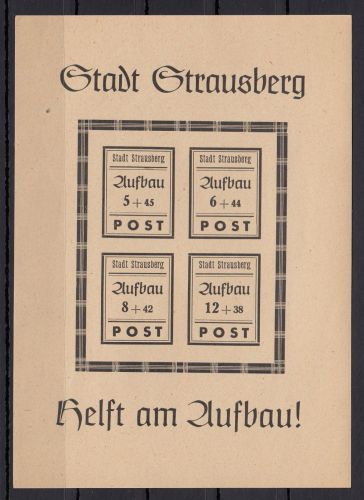 Strausberg, Mich.-Nr.: Block 2 II **    Type II