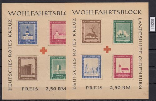 Oldenburg, Mich.-Nr.: Block I + II  B **