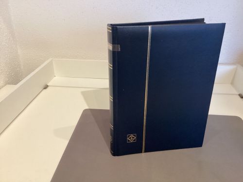 Briefmarkenalbum Einsteckalben DIN A4 32 Seiten  wattiert schwarz gebraucht