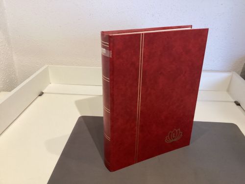 Briefmarkenalbum Einsteckalben  Lindner DIN A4 60 Seiten weiß gebraucht