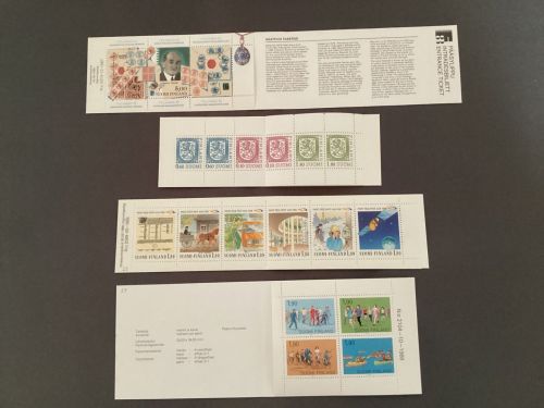 Finnland Markenheftchen 1988+89 MH 21-24 postfrisch