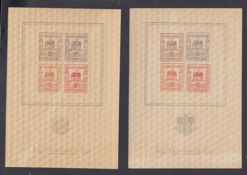 Finsterwalde, Mich.-Nr.: Block 1+2 **   lesen