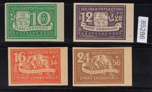 Lübbenau, Mich.-Nr.: 9-12 B **