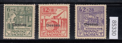 Dessau, Mich.-Nr.: I-III **