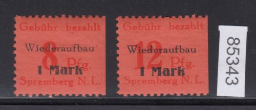 Spremberg, Mich.-Nr.: 15+16 A **