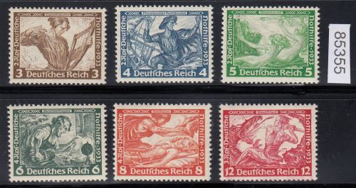 DR 1933, Mich.-Nr.: 499-504 A **