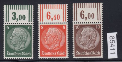 DR 1933, Mich.-Nr.: 516-18  ** Oberrand