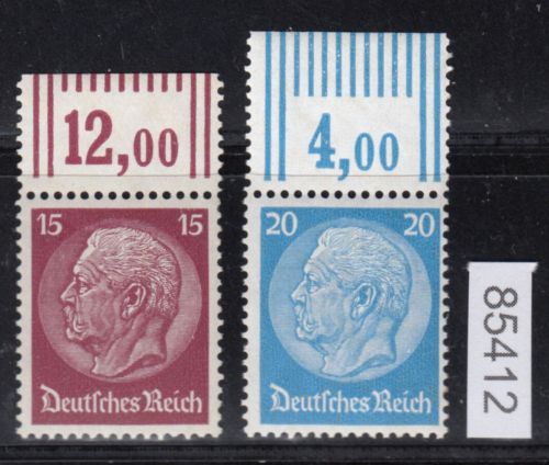 DR 1933, Mich.-Nr.: 520+21  ** Oberrand