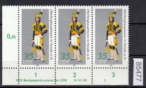 DDR 1978, Mich.-Nr.: 2321 ** DV  FNr. 2  Eckrand  Druckvermerk