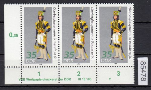 DDR 1978, Mich.-Nr.: 2321 ** DV  FNr. 2  Eckrand  Druckvermerk