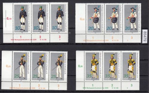DDR 1978, Mich.-Nr.: 2318-2321 ** DV  FNr.   Eckrand  Druckvermerk