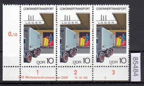 DDR 1978, Mich.-Nr.: 2326 ** DV  FNr. 2  Eckrand  Druckvermerk