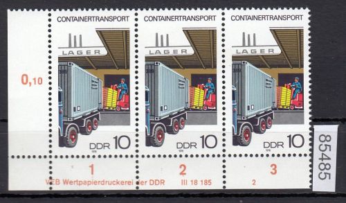 DDR 1978, Mich.-Nr.: 2326 ** DV  FNr. 2  Eckrand  Druckvermerk