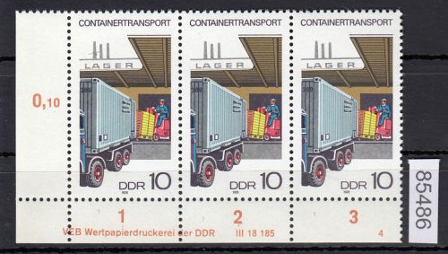 DDR 1978, Mich.-Nr.: 2326 ** DV  FNr. 4  Eckrand  Druckvermerk