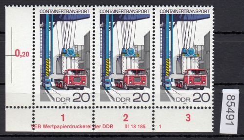 DDR 1978, Mich.-Nr.: 2327 ** DV  FNr. 1  Eckrand  Druckvermerk