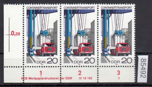 DDR 1978, Mich.-Nr.: 2327 ** DV  FNr. 3  Eckrand  Druckvermerk