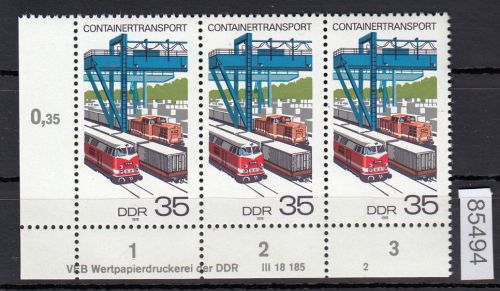 DDR 1978, Mich.-Nr.: 2328 ** DV  FNr. 2  Eckrand  Druckvermerk