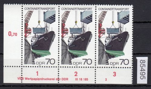 DDR 1978, Mich.-Nr.: 2329 ** DV  FNr. 2  Eckrand  Druckvermerk