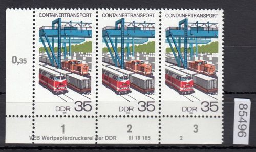 DDR 1978, Mich.-Nr.: 2328 ** DV  FNr. 2  Eckrand  Druckvermerk