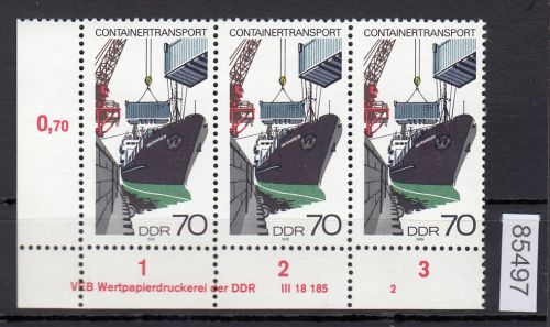 DDR 1978, Mich.-Nr.: 2329 ** DV  FNr. 2  Eckrand  Druckvermerk