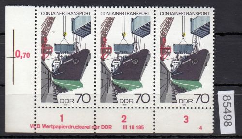 DDR 1978, Mich.-Nr.: 2329 ** DV  FNr. 2  Eckrand  Druckvermerk