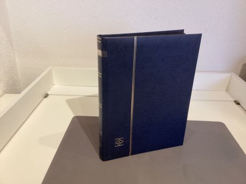 Briefmarkenalbum Einsteckalben DIN A4 32 Seiten  wattiert schwarz gebraucht