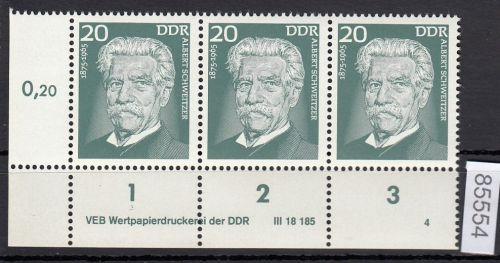 DDR 1975, Mich.-Nr.: 2027 ** DV FNr. 4   Eckrand  Druckvermerk