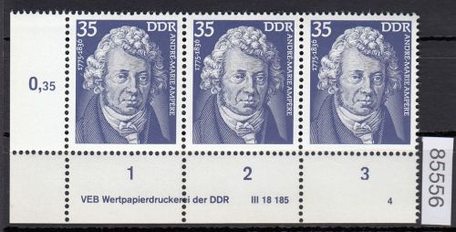 DDR 1975, Mich.-Nr.: 2029  ** DV FN 4   Eckrand  Druckvermerk