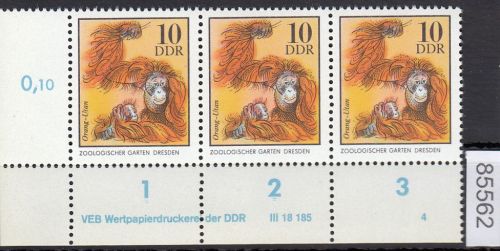 DDR 1975, Mich.-Nr.: 2031  ** DV FNr. 4   Eckrand  Druckvermerk